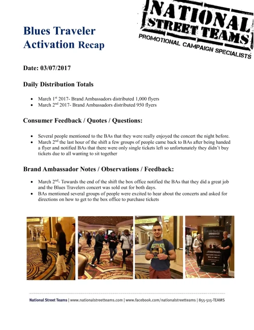 Activation Post-Sheet (Sample)